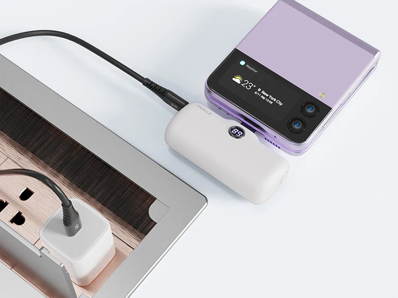 Lavender Lounge Capsule Powerbank for IPhone Samsung USBC