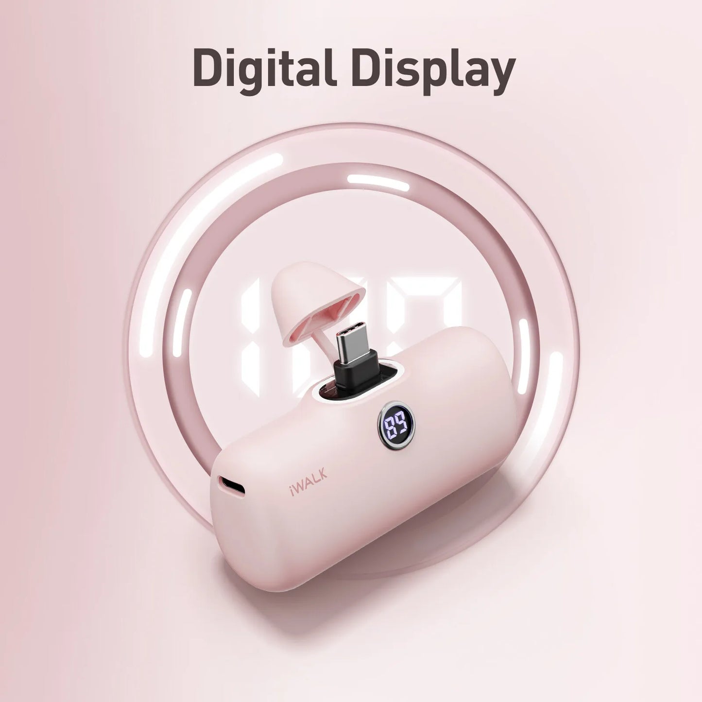 Lavender Lounge Capsule Powerbank for IPhone Samsung USBC